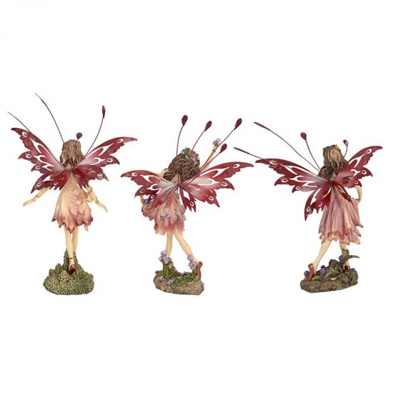 Design Toscano S/3 Crosstweed Meadow Fairy Statues