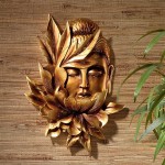 Design Toscano Buddha Lotus Wall Plaque