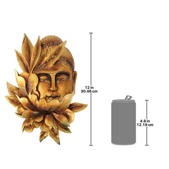 Design Toscano Buddha Lotus Wall Plaque