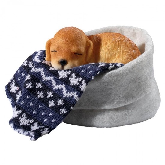 Design Toscano Labrador Sleepy Time Puppy Statue