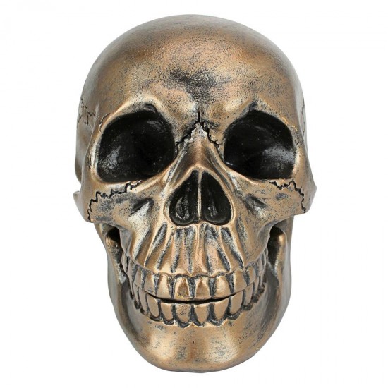 Design Toscano Memento Mori Skull Clock