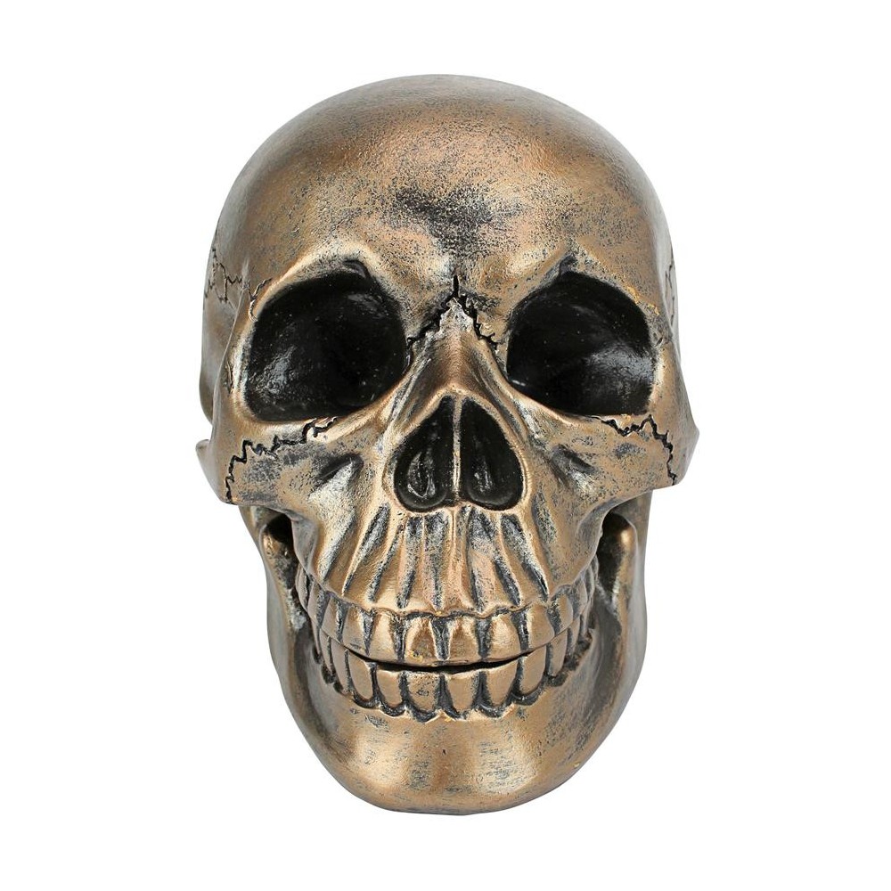 Design Toscano Memento Mori Skull Clock