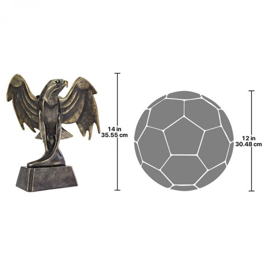 Design Toscano Forging Strength Art Deco Eagle Statue