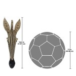 Design Toscano Zebra Of The Savannah Mask