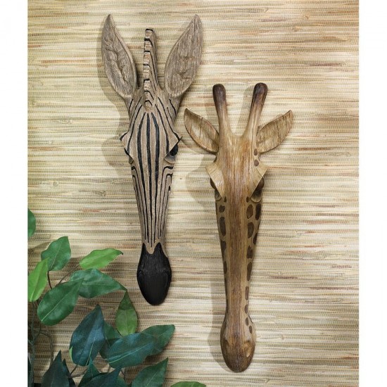 Design Toscano Zebra Of The Savannah Mask