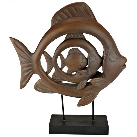 Design Toscano Concentric Tropical Ocean Fish Statue