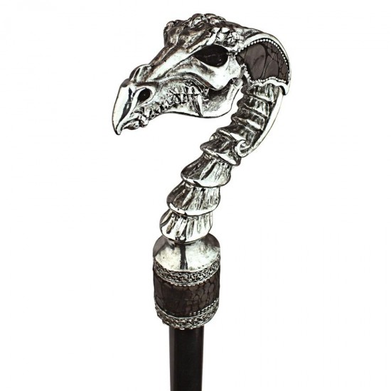 Design Toscano Drakkar Curved Neck Dragon Walking Stick