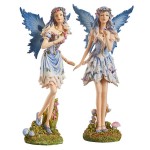 Design Toscano Set Of Poppy & Meadow Windforest Fairies