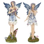 Design Toscano Set Of Poppy & Meadow Windforest Fairies