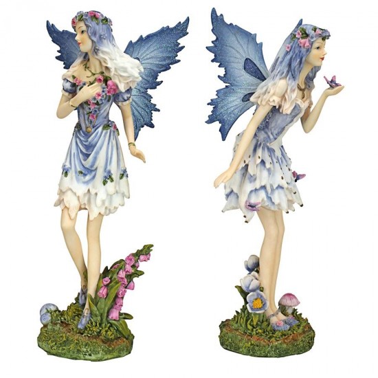 Design Toscano Set Of Poppy & Meadow Windforest Fairies