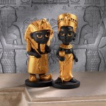 Design Toscano S/2 Mini Egyptian King/Queen Statues