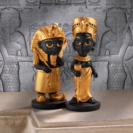 Design Toscano S/2 Mini Egyptian King/Queen Statues