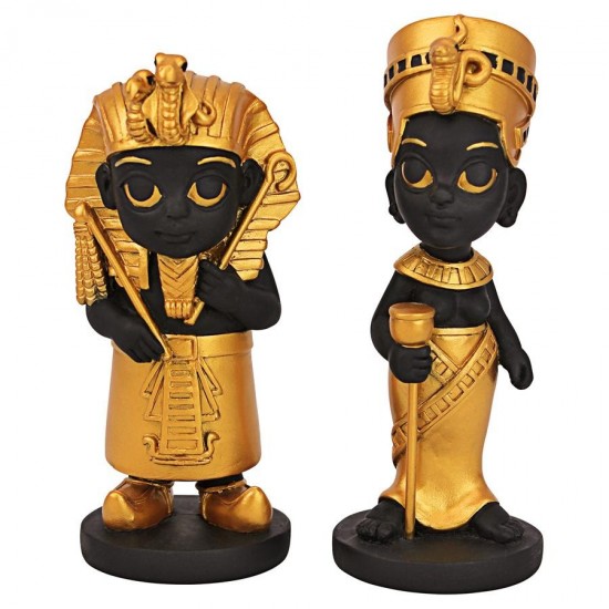 Design Toscano S/2 Mini Egyptian King/Queen Statues