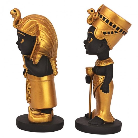 Design Toscano S/2 Mini Egyptian King/Queen Statues