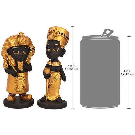 Design Toscano S/2 Mini Egyptian King/Queen Statues