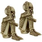 Design Toscano S/2 Mr Bone Jangles Skeleton Sitter