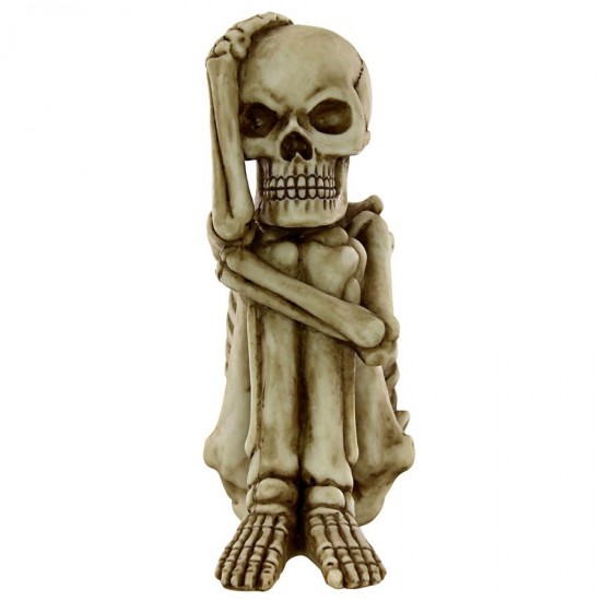 Design Toscano S/2 Mr Bone Jangles Skeleton Sitter