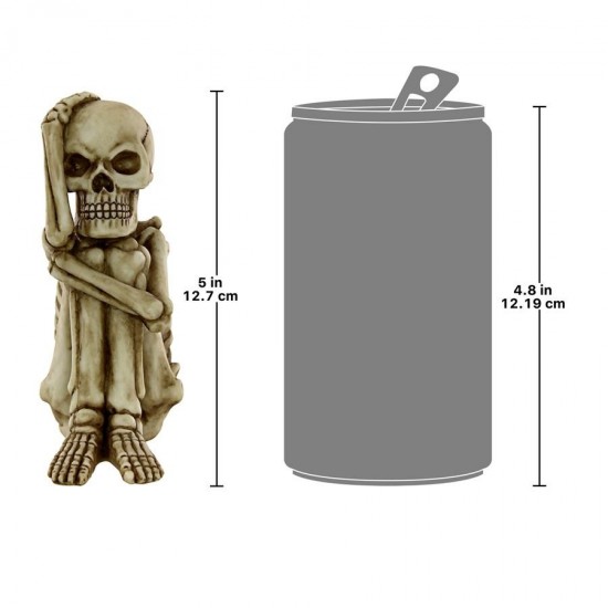 Design Toscano S/2 Mr Bone Jangles Skeleton Sitter