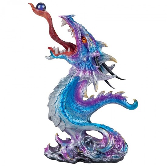 Design Toscano Rampant Hydra Gothic Dragon Statue