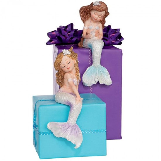 Design Toscano Sirens Of The Sea Sitting Mermaid Twins