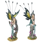 Design Toscano S/2 Lochloy House Fairy Statues