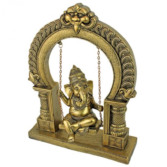 Design Toscano Lord Ganesha On A Swing Statue