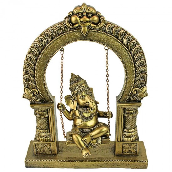 Design Toscano Lord Ganesha On A Swing Statue