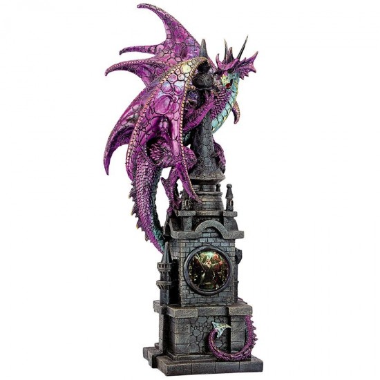 Design Toscano Wizards Dragon Of Bulwark Tower Statue