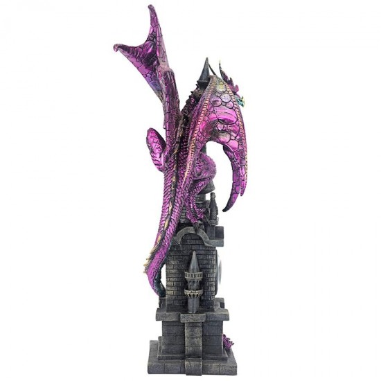 Design Toscano Wizards Dragon Of Bulwark Tower Statue