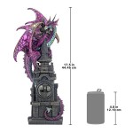 Design Toscano Wizards Dragon Of Bulwark Tower Statue