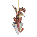 Design Toscano 2019 Diamond Dragon Ornament