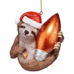 Design Toscano Sloth Xmas Ornament