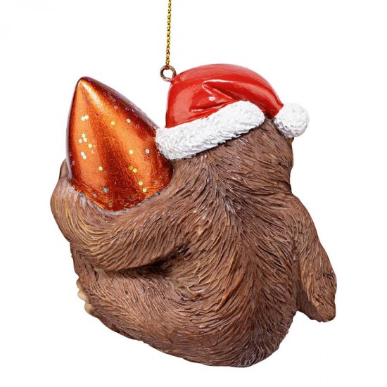 Design Toscano Sloth Xmas Ornament