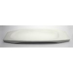 Design Toscano Delsin 21In White Ceramic Dish