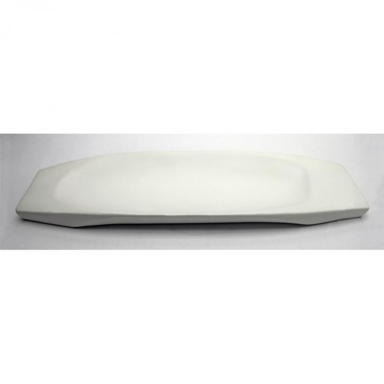 Design Toscano Delsin 21In White Ceramic Dish