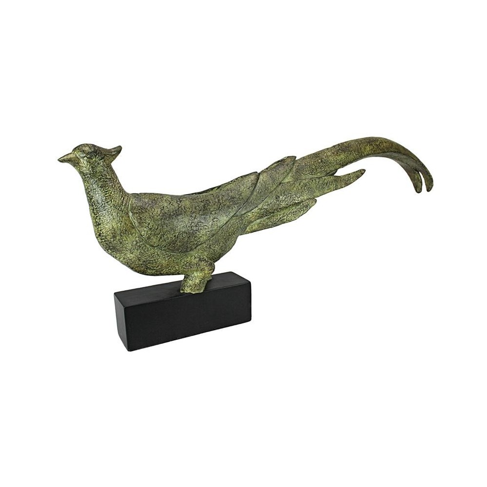 Design Toscano Modern Pheasant Statue Head Forward Design Toscano Modern Pheasant Statue Head Forward