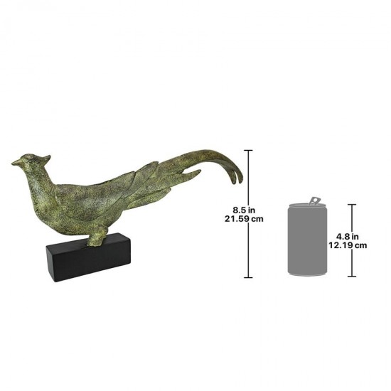 Design Toscano Modern Pheasant Statue Head Forward