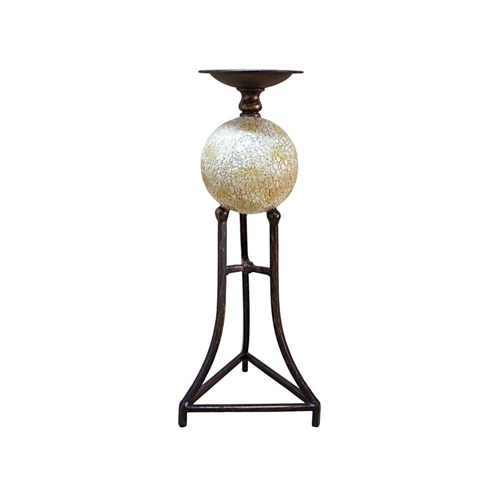 Design Toscano Elevated Sphere 16In Candlestick