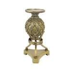 Design Toscano Woven Orb 9In Candlestick