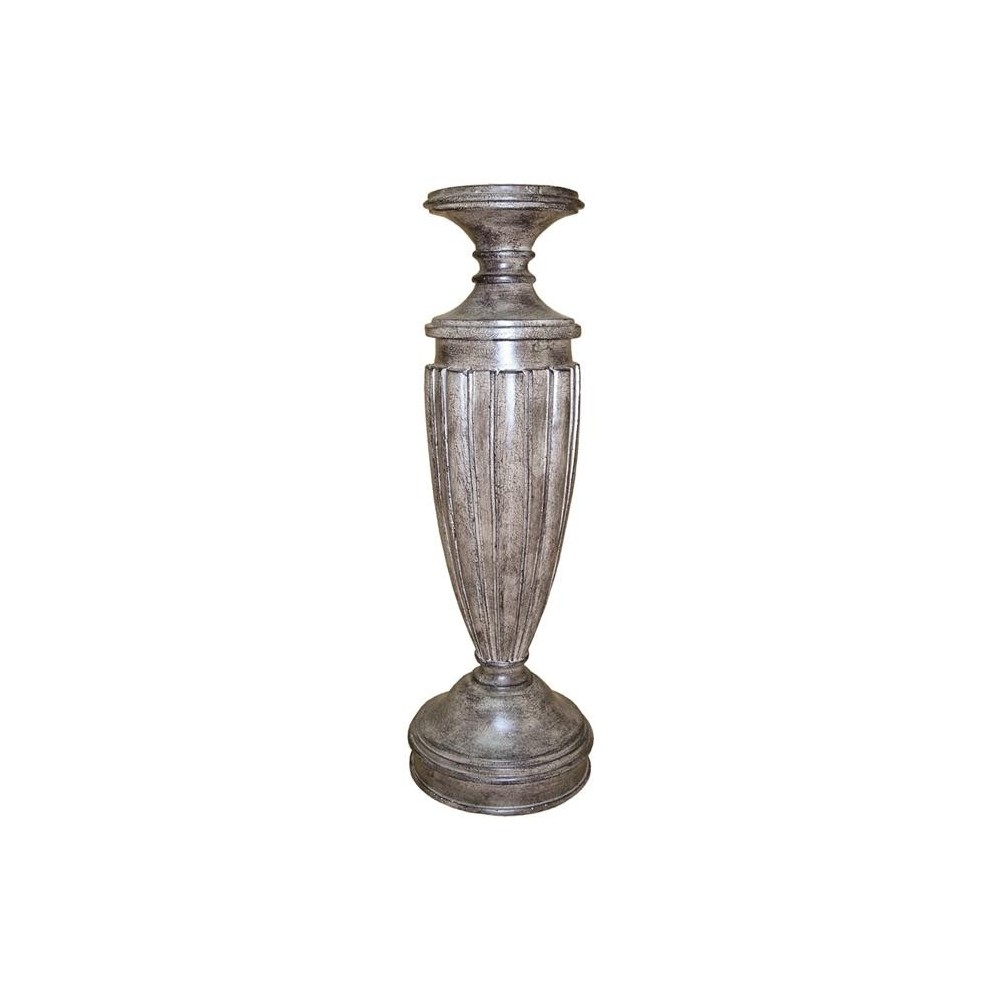 Design Toscano Fluted 16In Candleholder