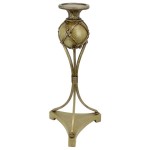 Design Toscano Woven Orb 18In Candlestick