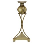 Design Toscano Woven Orb 18In Candlestick