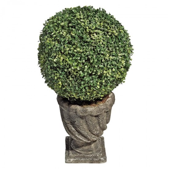 Design Toscano 27In Boxwood Ball Topiary