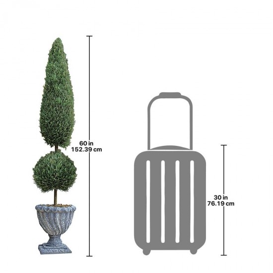 Design Toscano 60In Classic Evergreen Topiary