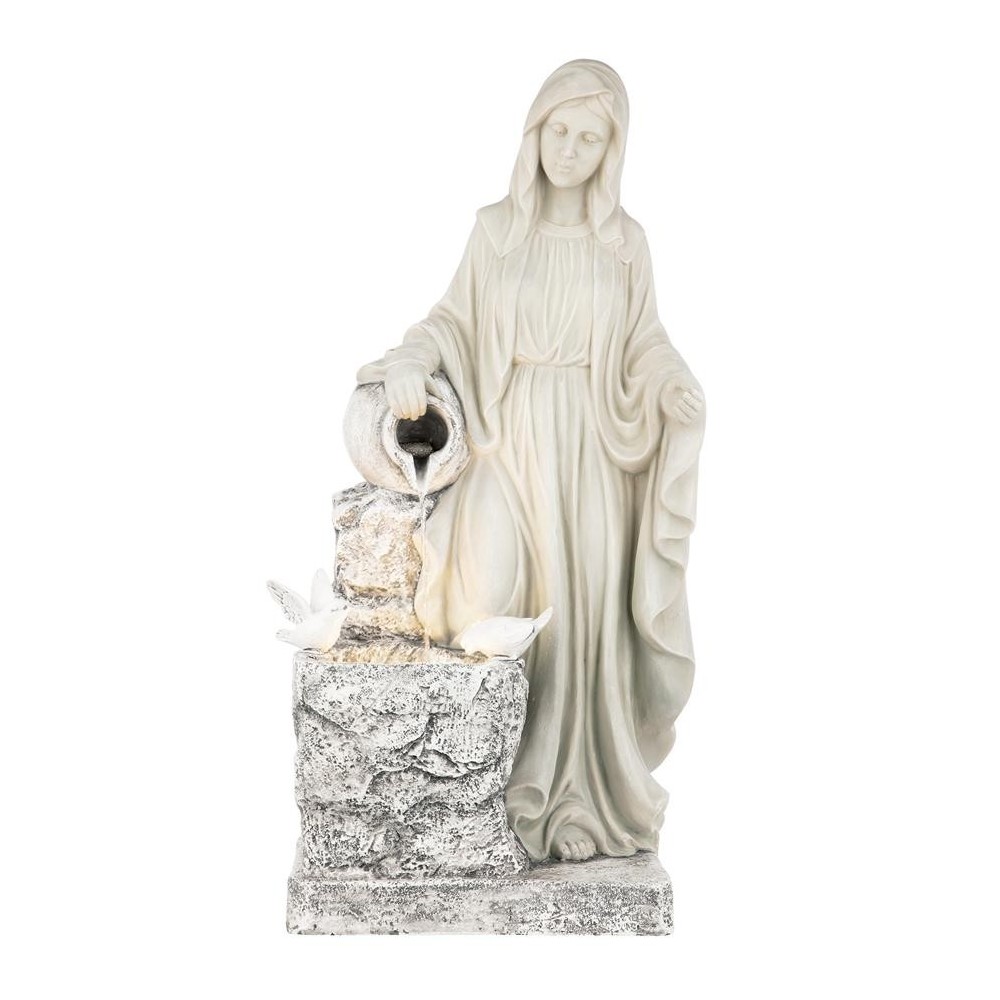 Design Toscano Virgin Of Lourdes Fountain