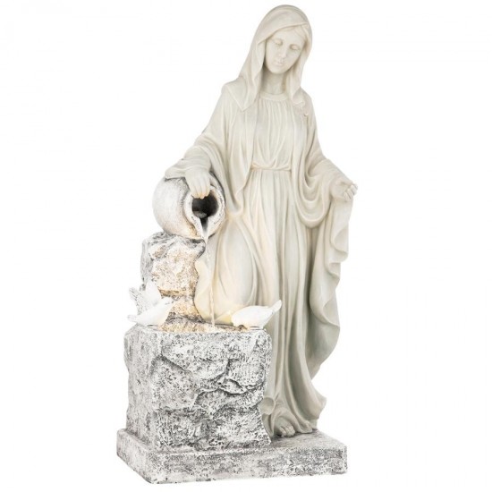 Design Toscano Virgin Of Lourdes Fountain