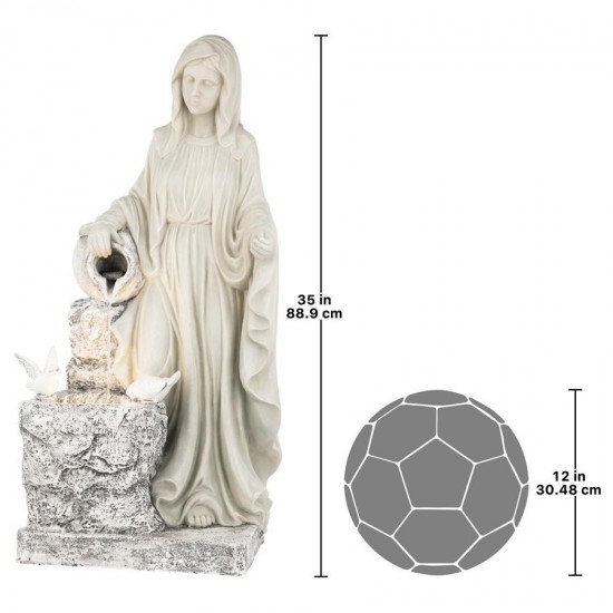 Design Toscano Virgin Of Lourdes Fountain