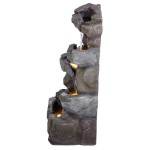 Design Toscano Rocky Peak Cascading Waterfall Fountain