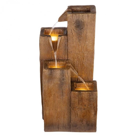 Design Toscano Old Trail Post Cascading Fountain