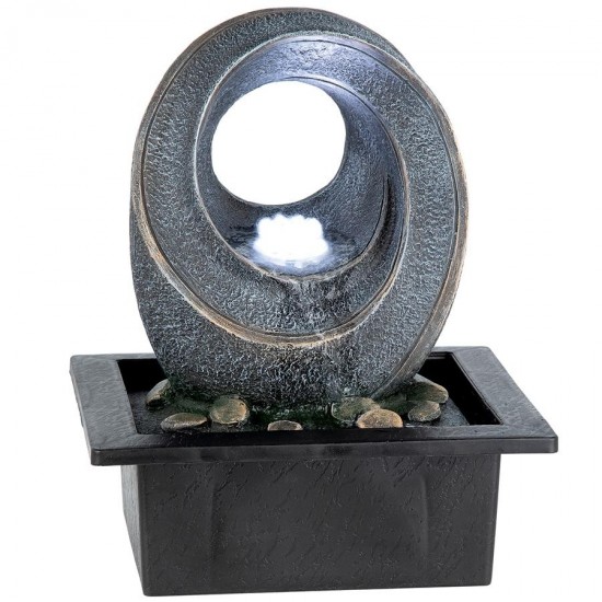 Design Toscano Bubbling Circle Tabletop Fountain